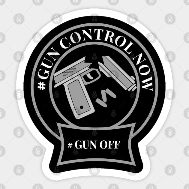 # Gun Control Now Sticker by good_life_design